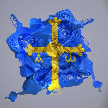 Asturias bayrak sıvı