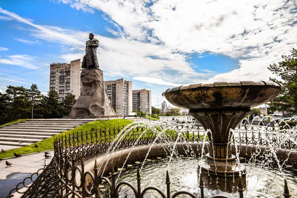 하바롭스크의 창시자 하바롭 기념비. 러시아 — 스톡 사진