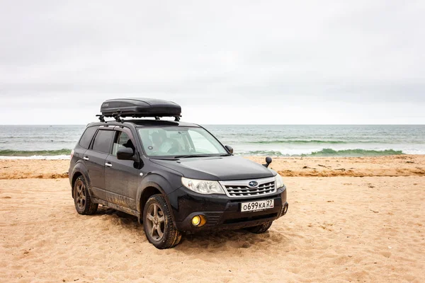 Livadiya, Ryssland-19 augusti 2019: Subaru Forester med trunk b — Stockfoto