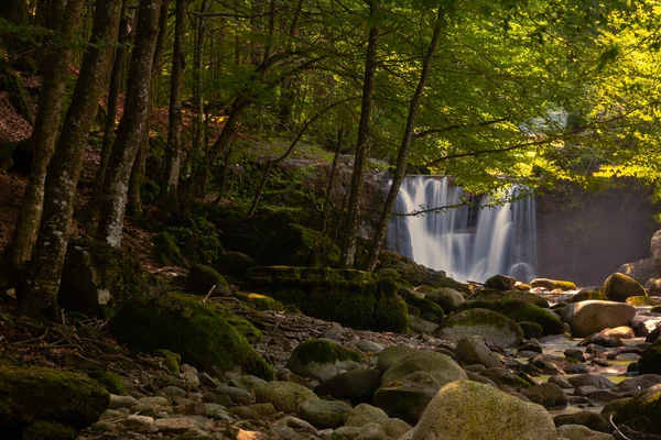 Waterfall Kostina Park Village Ribaritsa — Stock Photo, Image