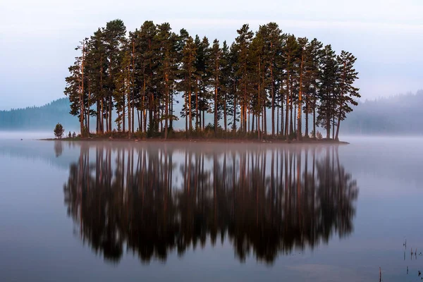 Paysage Lac Shiroka Polyana Dans Les Rhodopes Automne — Photo