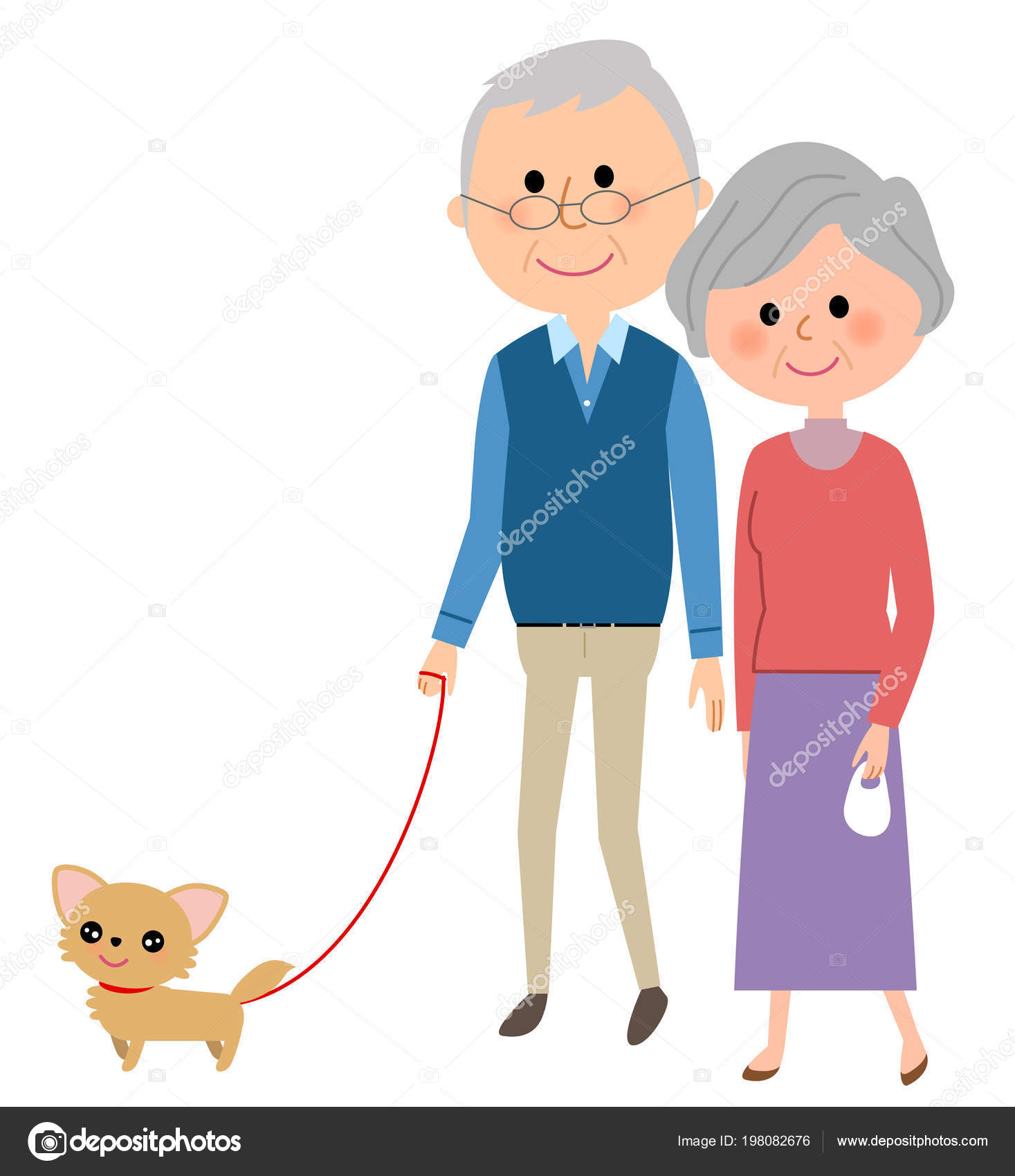 Elderly Couple Walk Dog Illustration Senior Couple Walking Dog Stock Vector Image by ©studiolaut #198082676 Elderly Couple Walk Dog Illustration Senior Couple Walking Dog Stock Vector Image by ©studiolaut #198082676