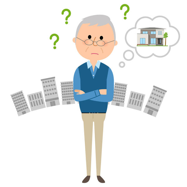 Пожилой человек, потерянный ребенок / Это иллюстрация медицины и пожилого человека
.