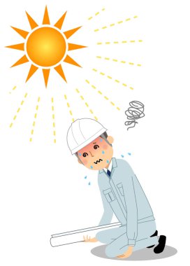 Foreman'ın sıcak çarpması oldu / ısı inme oldu foreman bir örnektir.