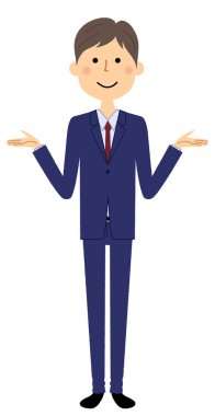 İşadamı, iki elini iki eliyle açan işadamı/açılan bir örnek vardır..