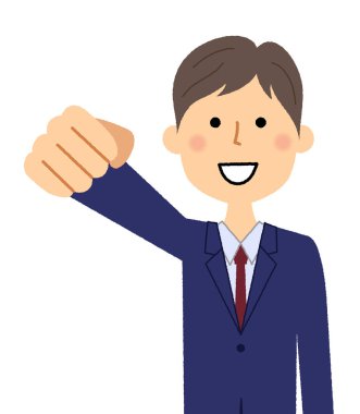 İşadamı, zafer Duraklat / bir zafer teşkil etmektedir genç bir işadamı bir örnektir.