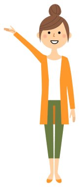 Genç bir kadın, anne. Açıklanacak genç bir kadının açıklaması..