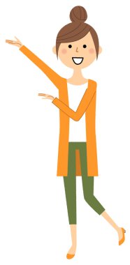 Genç bir kadın, anne. Açıklanacak genç bir kadının açıklaması..