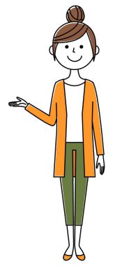 Genç bir kadın, anne. Açıklanacak genç bir kadının açıklaması..