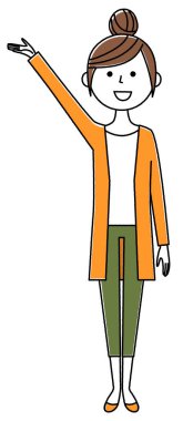 Genç bir kadın, anne. Açıklanacak genç bir kadının açıklaması..