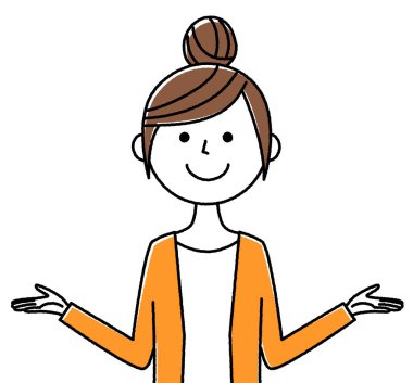 Genç kadın, anne, iki kolunuzu da açın / İki kolunuzu da açan genç bir kadının resmi..