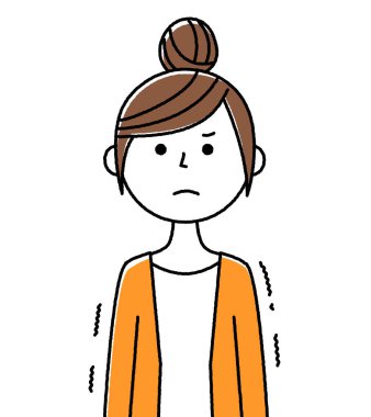 Genç kadın, anne, ne yazık ki. Pişman olan genç bir kadının resmi..