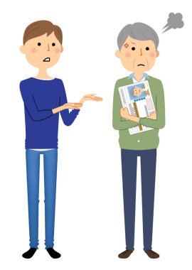 Yaşlıların sürüşü engelleyen aile/Yaşlı sürücünün sürüşü durduran bir ailenin bir örneğidir.