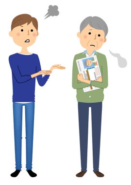 Yaşlıların sürüşü engelleyen aile/Yaşlı sürücünün sürüşü durduran bir ailenin bir örneğidir.