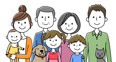 İyi bir aile/Bu iyi bir ailenin bir örneğidir.