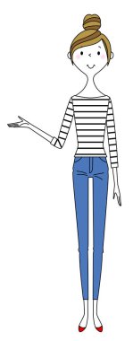 Genç bir kadın, anne. Açıklanacak genç bir kadının açıklaması..