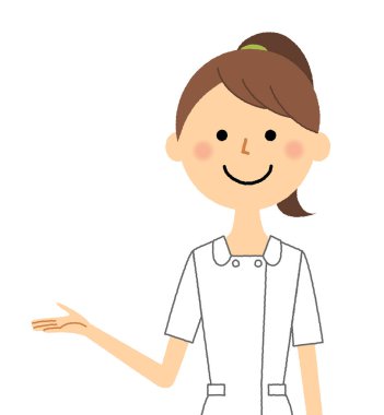 Hemşire, Açıklama / Bir hemşire İllüstrasyon açıklamak için.