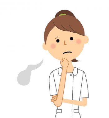 Hemşire, Sigh / Bu bir iç çekiş alır bir hemşire bir örnektir.