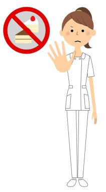 Hemşire, Doktorlar siparişleri / Bu durdurmak için bir hemşire bir örnektir.