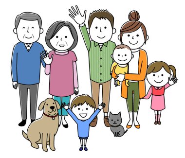 İyi bir aile/Bu iyi bir ailenin bir örneğidir.