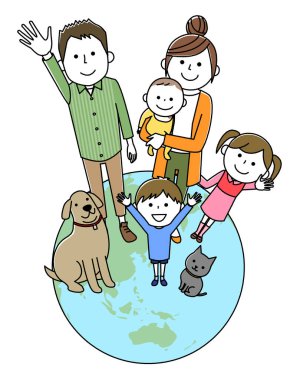 İyi bir aile ve toprak/Yeryüzünde duran iyi bir ailenin bir örneği.