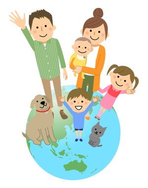 İyi bir aile ve toprak/Yeryüzünde duran iyi bir ailenin bir örneği.