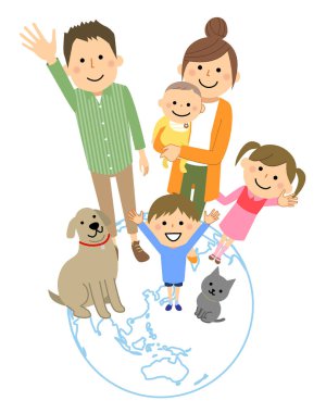 İyi bir aile ve toprak/Yeryüzünde duran iyi bir ailenin bir örneği.