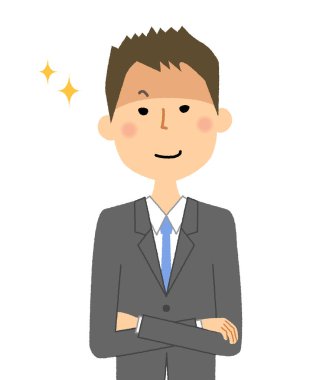 İşadamı, kötü bir plan yapan işadamı kötü planı/illüstrasyon.