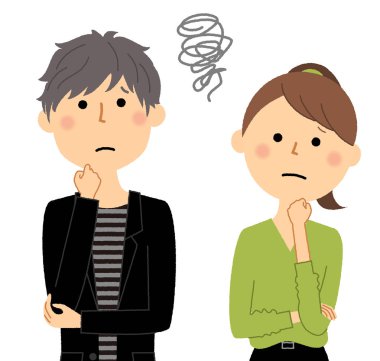 Sorunları olan genç bir çiftin çizimi..