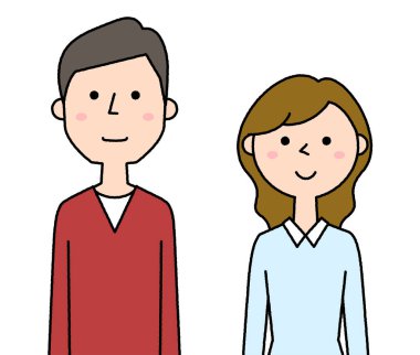 Genç bir çiftin / Resimlerinin.