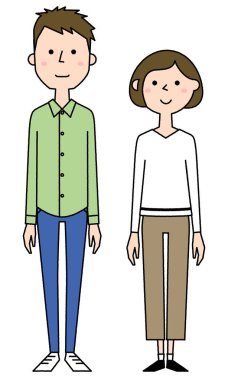 Genç bir çiftin / Resimlerinin.