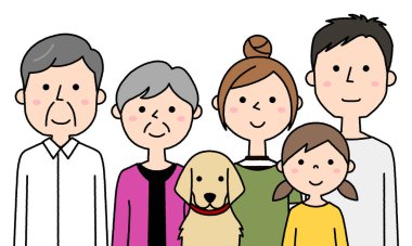 Mutlu bir aile / Mutlu bir aile tablosu.
