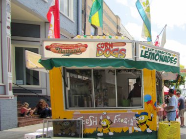 Johnson City, Tennessee / ABD - Mavi Erik Festivali - Foodstand