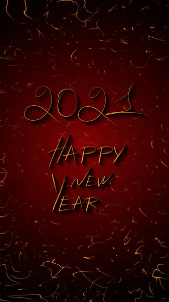 Feliz Año Nuevo 2021 Antecedentes Para Las Historias Redes Sociales — Archivo Imágenes Vectoriales