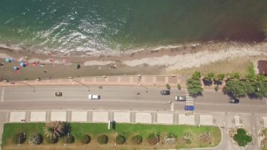 Deniz cephesinin havadan vurulması.