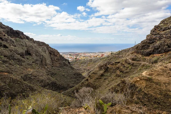 Prachtige landschappen van Barranco del Infierno op Tenerife. — Stockfoto