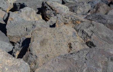 Tenerife Adası siyah volkanik tüf