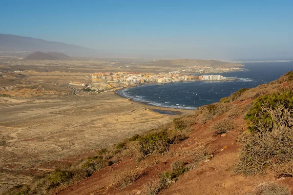 Beautiful view of the Mount Roja. Beautiful view of the ocean. Tenerife, Canary islands, Spain. — Stock Photo, Image