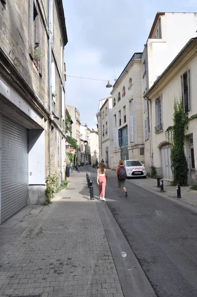 Frankreich Bordeaux Vom Juli 2018 Alte Straße — Stockfoto