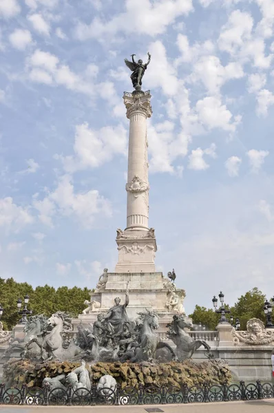 França Bordeaux Julho 2018 Monumento Girondines — Fotografia de Stock