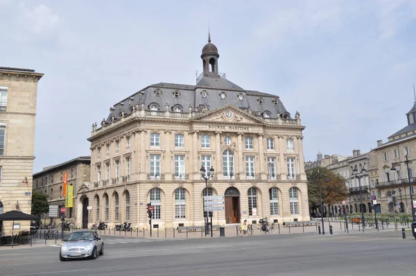 Frankrijk Bordeaux Van Juli 2018 Museum Voor Geschiedenis Van Maritieme Rechtenvrije Stockafbeeldingen