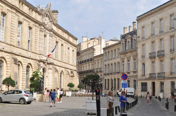 Frankreich Bordeaux Vom Juli 2018 Alte Straße Von Bordeaux — Stockfoto