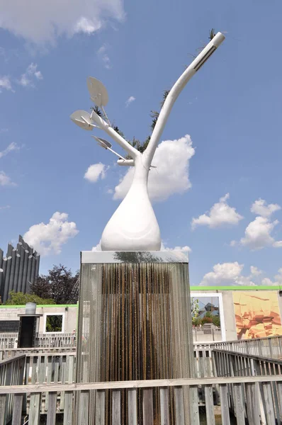 França Park Futuroscope Julho 2018 Cidade Verde — Fotografia de Stock