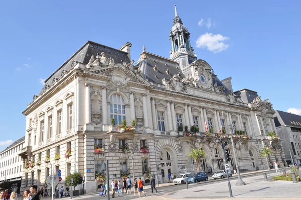 Fransa Turlar Temmuz 2018 Belediye Binası — Stok fotoğraf