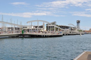 İspanya. Barcelona. 18 Ağustos 2018. Port Vell .
