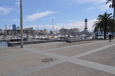 İspanya. Barcelona. 18 Ağustos 2018. Port Vell .