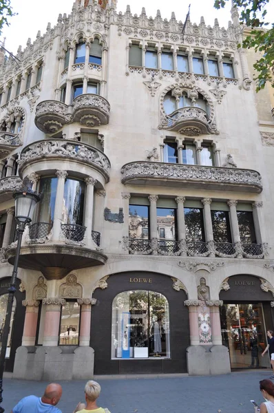 Spanya Barcelona Ağustos 2018 Loewe Dükkanı — Stok fotoğraf