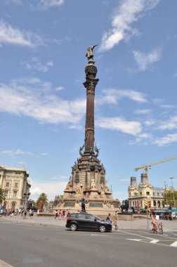 İspanya. Barcelona. 18 Ağustos 2018. Barcelona tourbus, Colom .