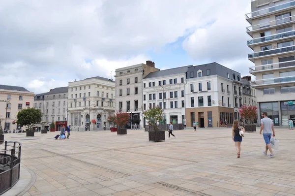 Frankreich Mans August 2018 Credit Agricole Bnp Societe Generale Und — Stockfoto