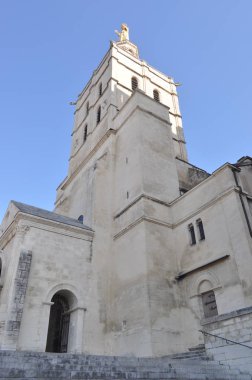 Fransa. Avignon. 17 Şubat 2019 '. Papa'nın Sarayı .
